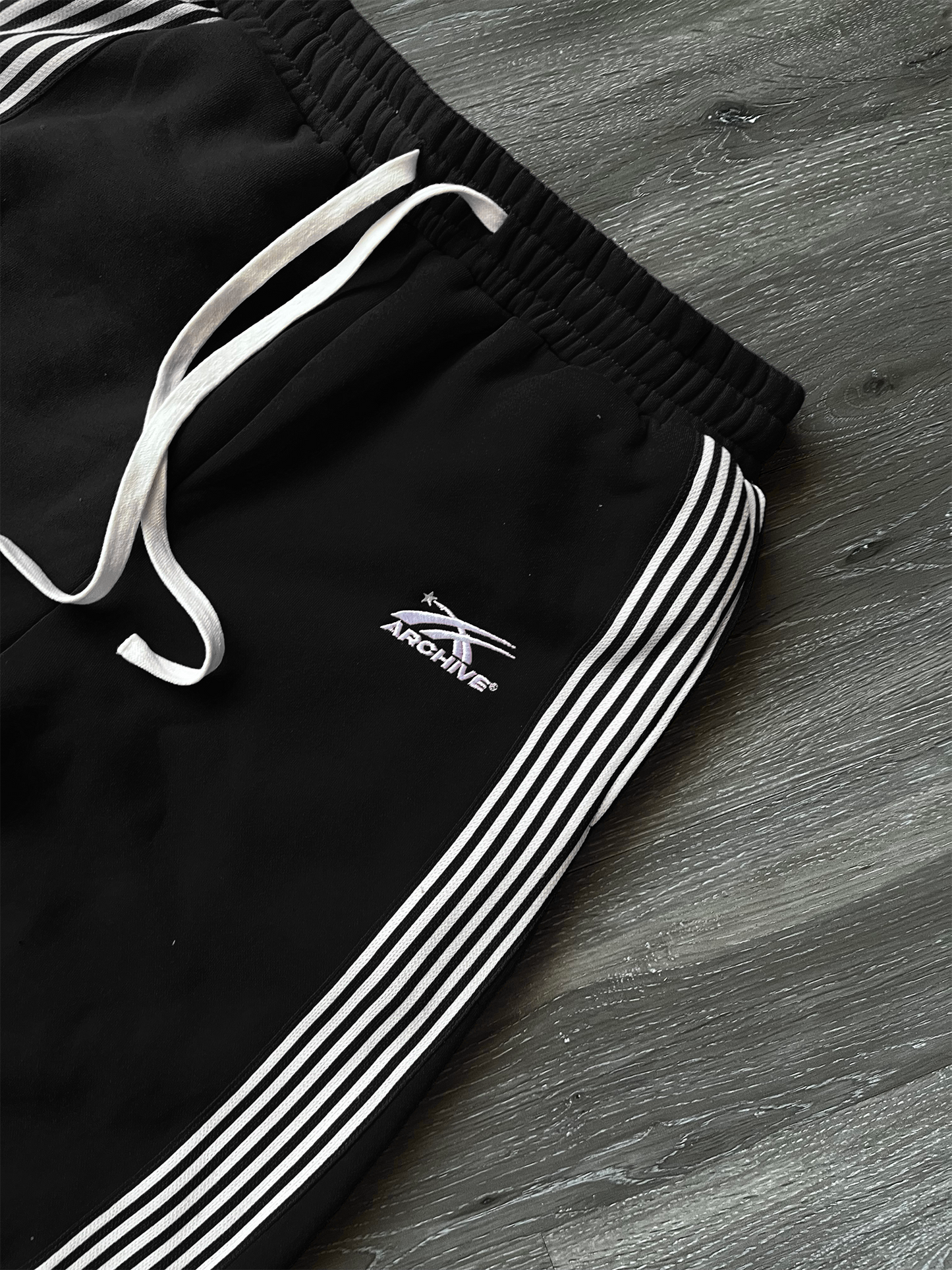 WIDELEG SWEATPANTS BLACK