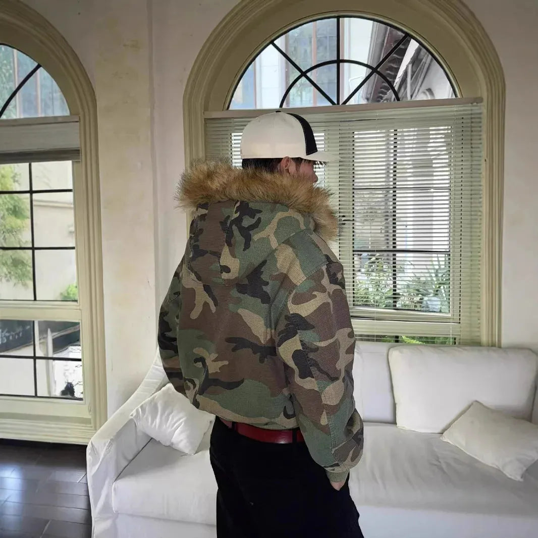 “RECON FUR” REVERSIBLE JACKET