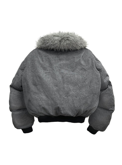 Bomberjacke mit Kunstpelz