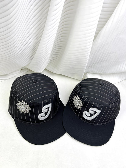 Midnight Pinstripe Cap