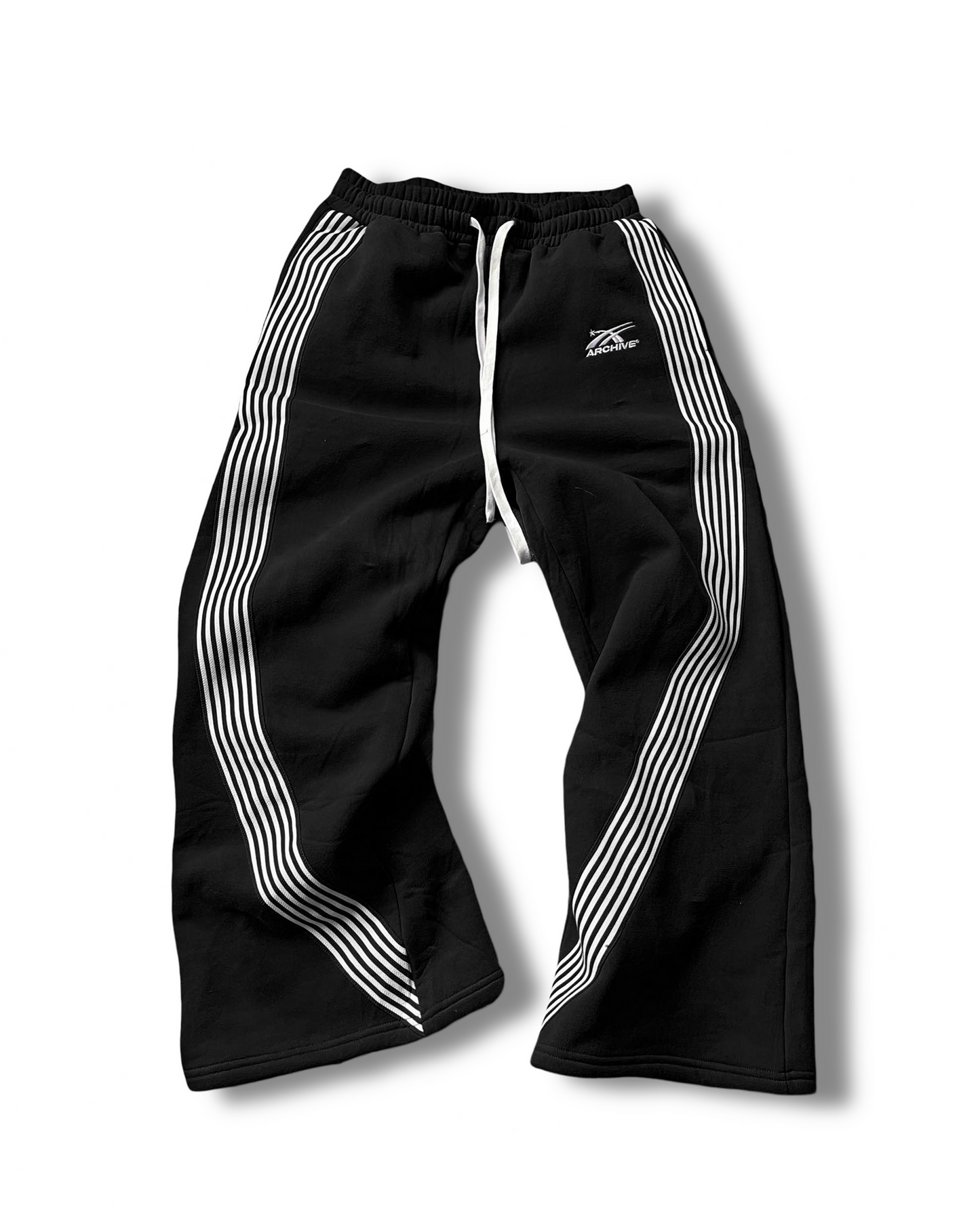 WIDELEG SWEATPANTS BLACK