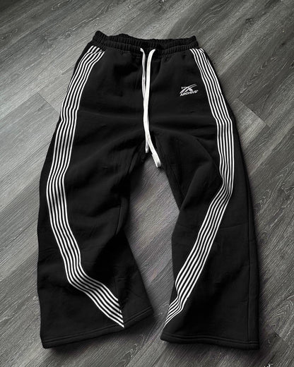 WIDELEG SWEATPANTS BLACK