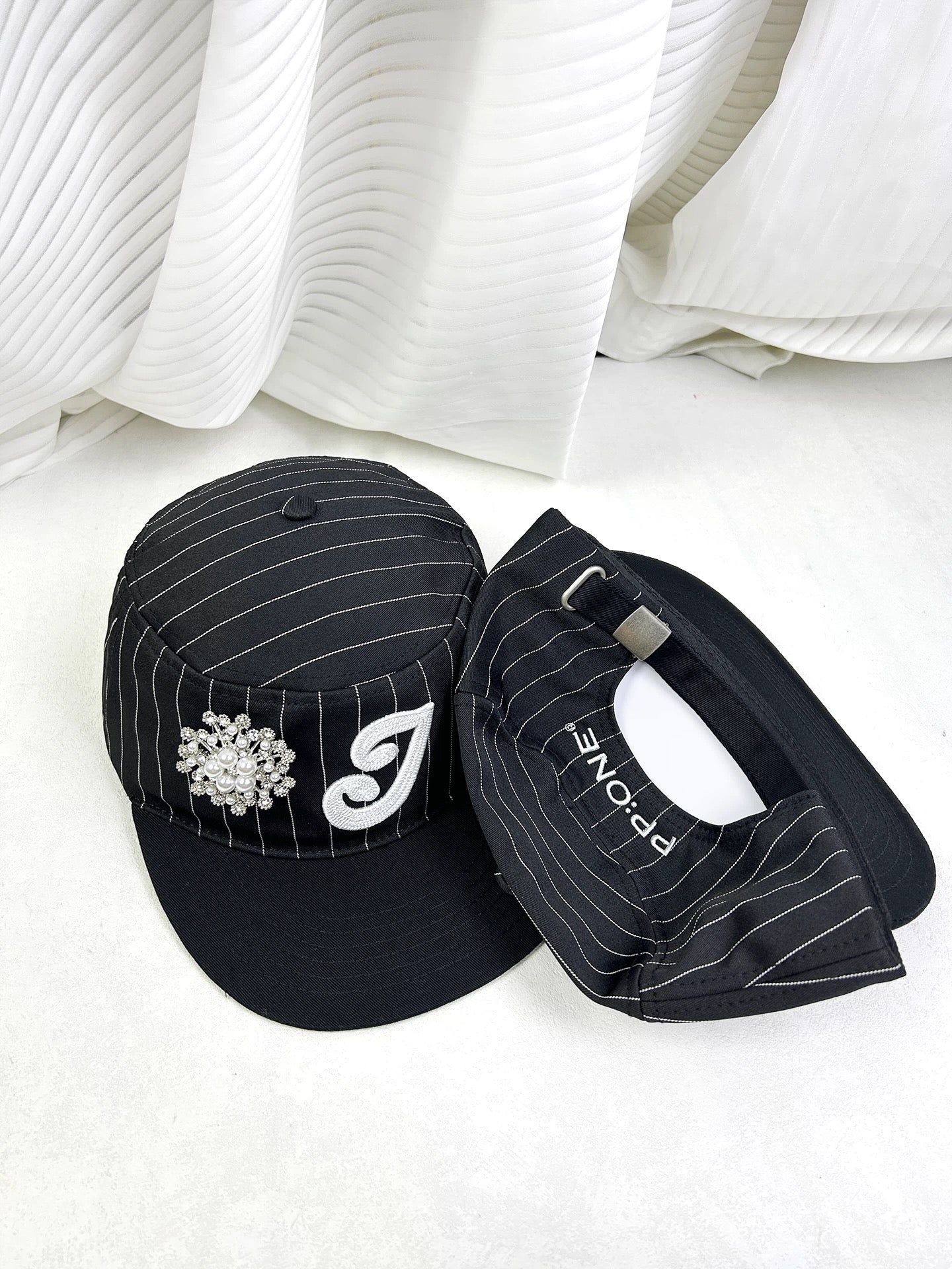 Midnight Pinstripe Cap