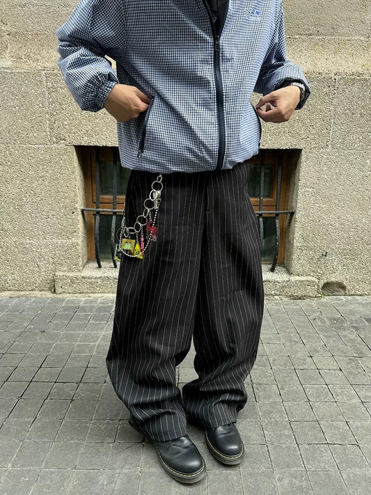 Baggy Pinstripe Pants