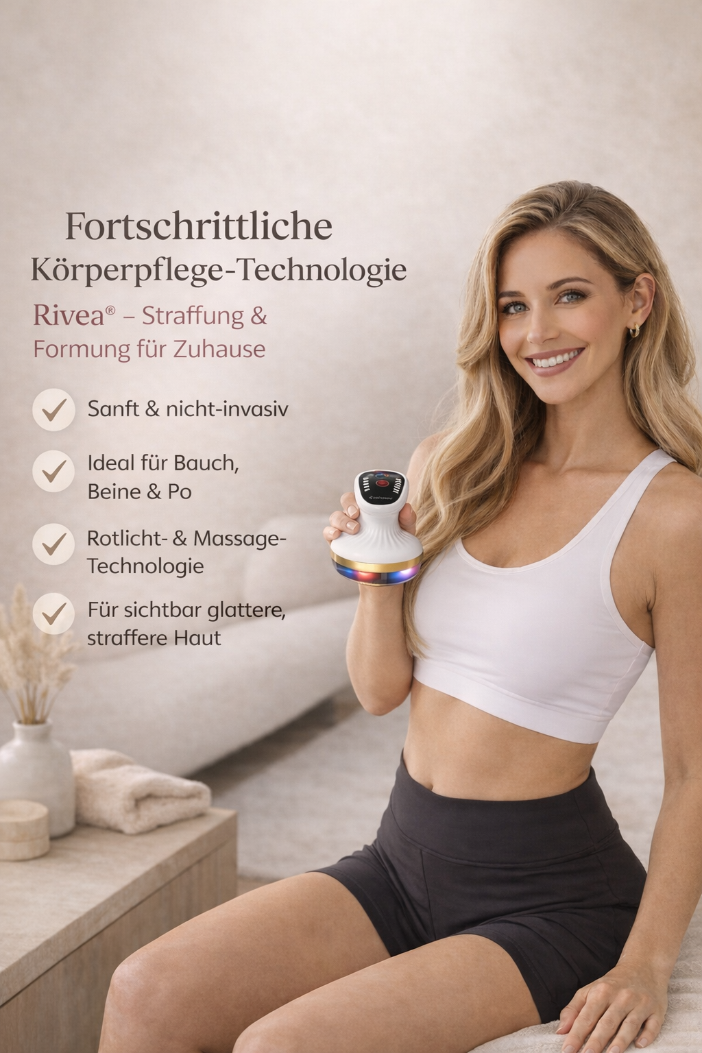 RIVEA® SCULPTPRO™ – TIEFENMASSAGE FÜR LEICHTERE BEINE & GLATTERE HAUT