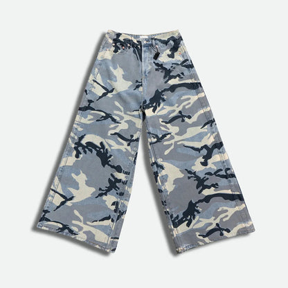BAGGY CAMO DENIM