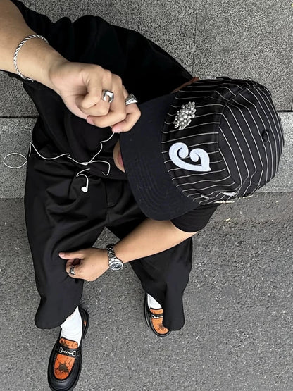 Midnight Pinstripe Cap