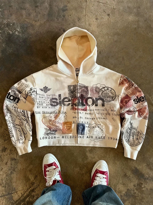 Slepton zip Hoodie