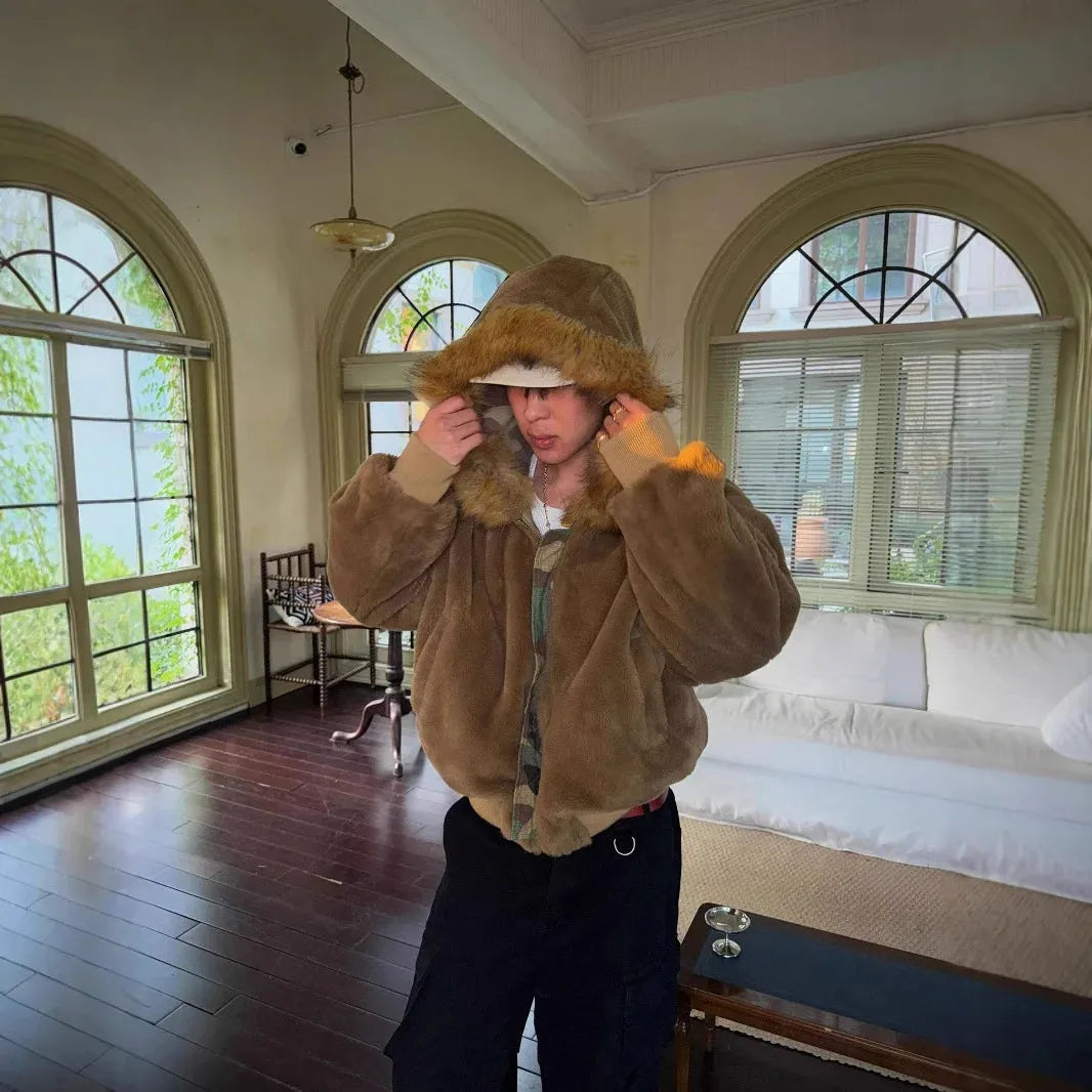 “RECON FUR” REVERSIBLE JACKET