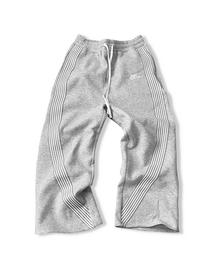 WIDELEG SWEATPANTS GRAY