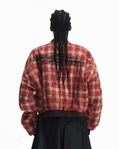 Reversible Crinkled Leather Jacket